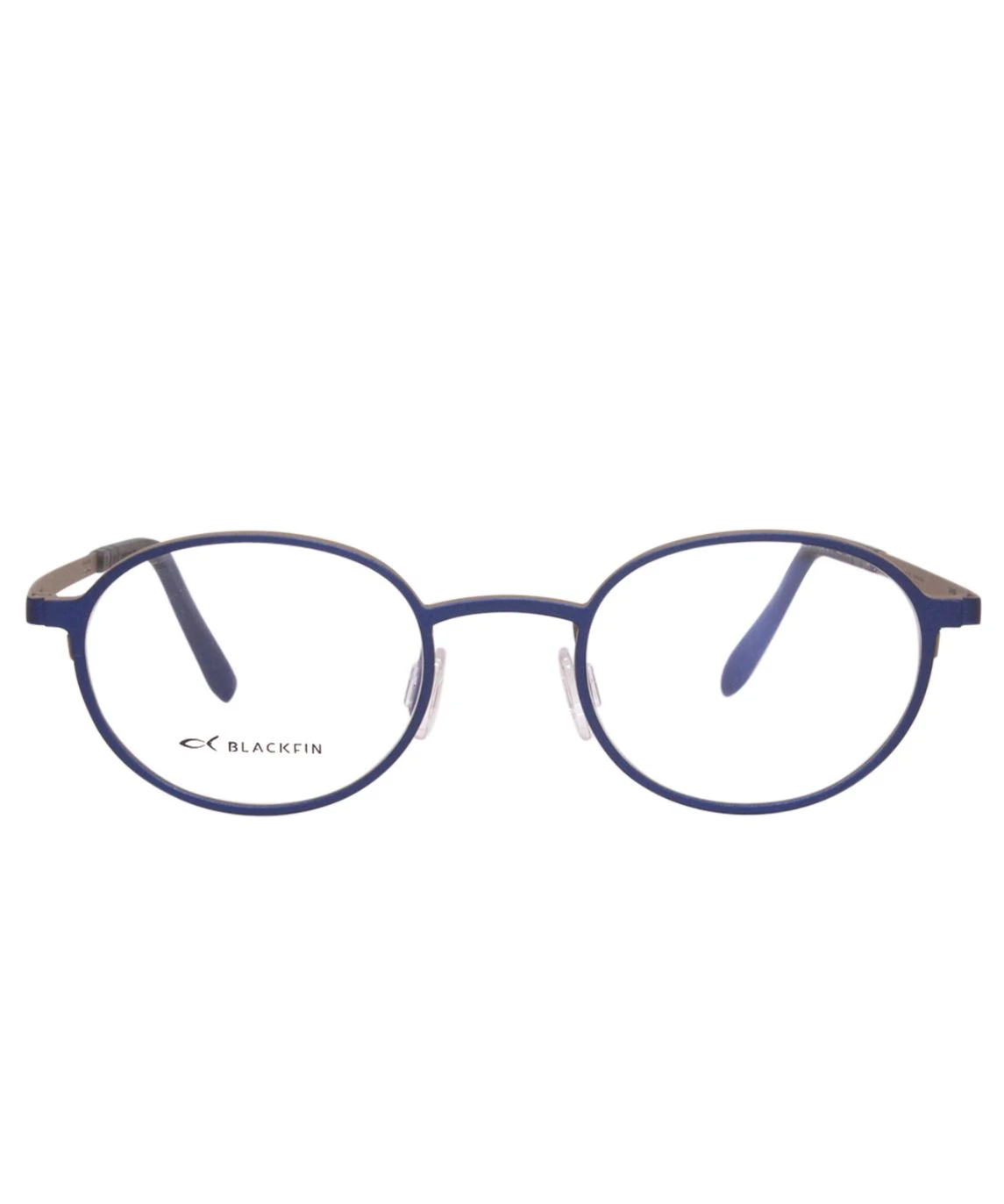 Blackfin Astoria BF945 1196 Titanium Eyeglasses Blue/Dove Brown Full Rim 46mm - Image 5