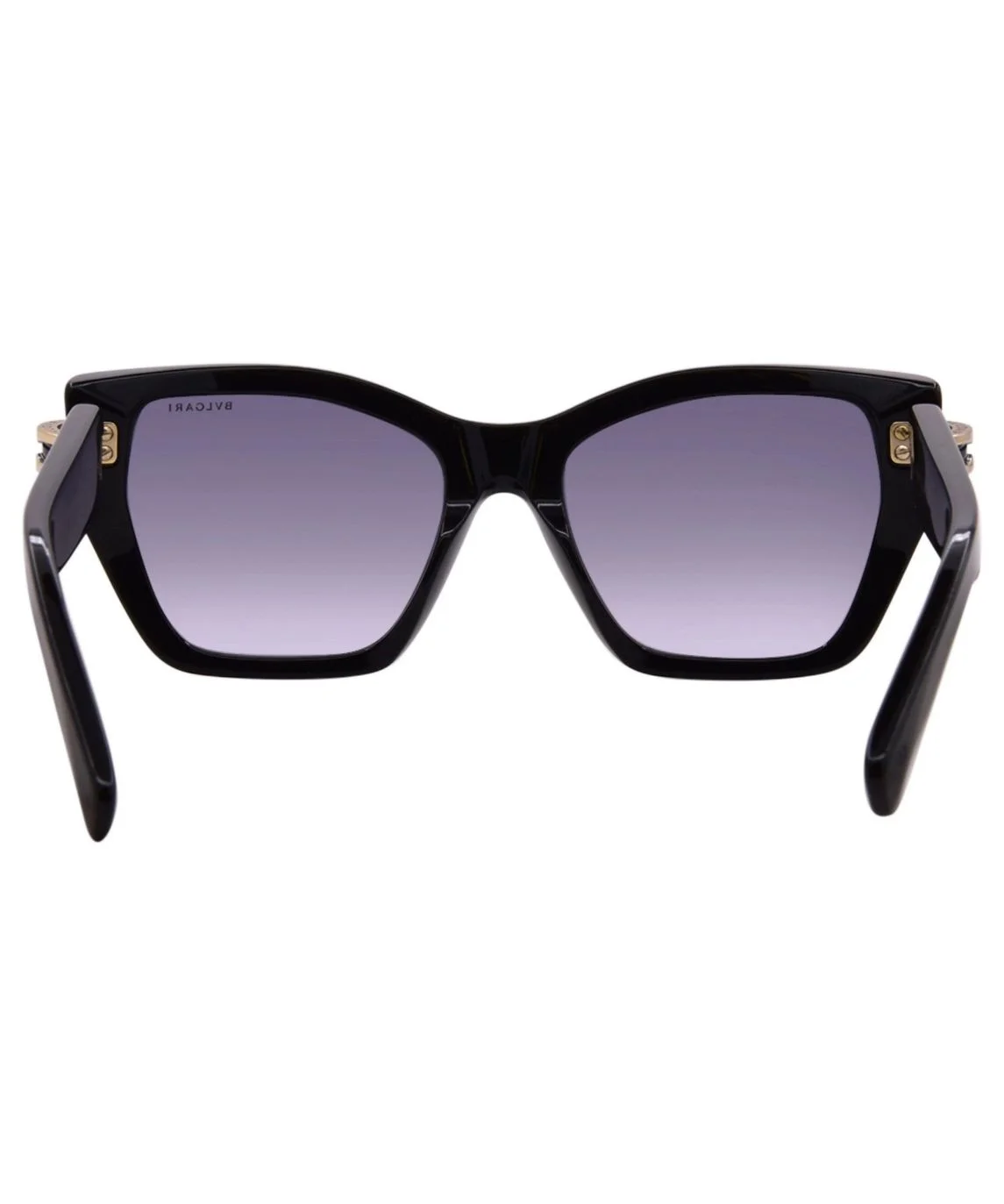 Bvlgari B.Zero1 BV40097I 01B Sunglasses Women's Shiny Black/Grey Gradient 54mm - Image 4