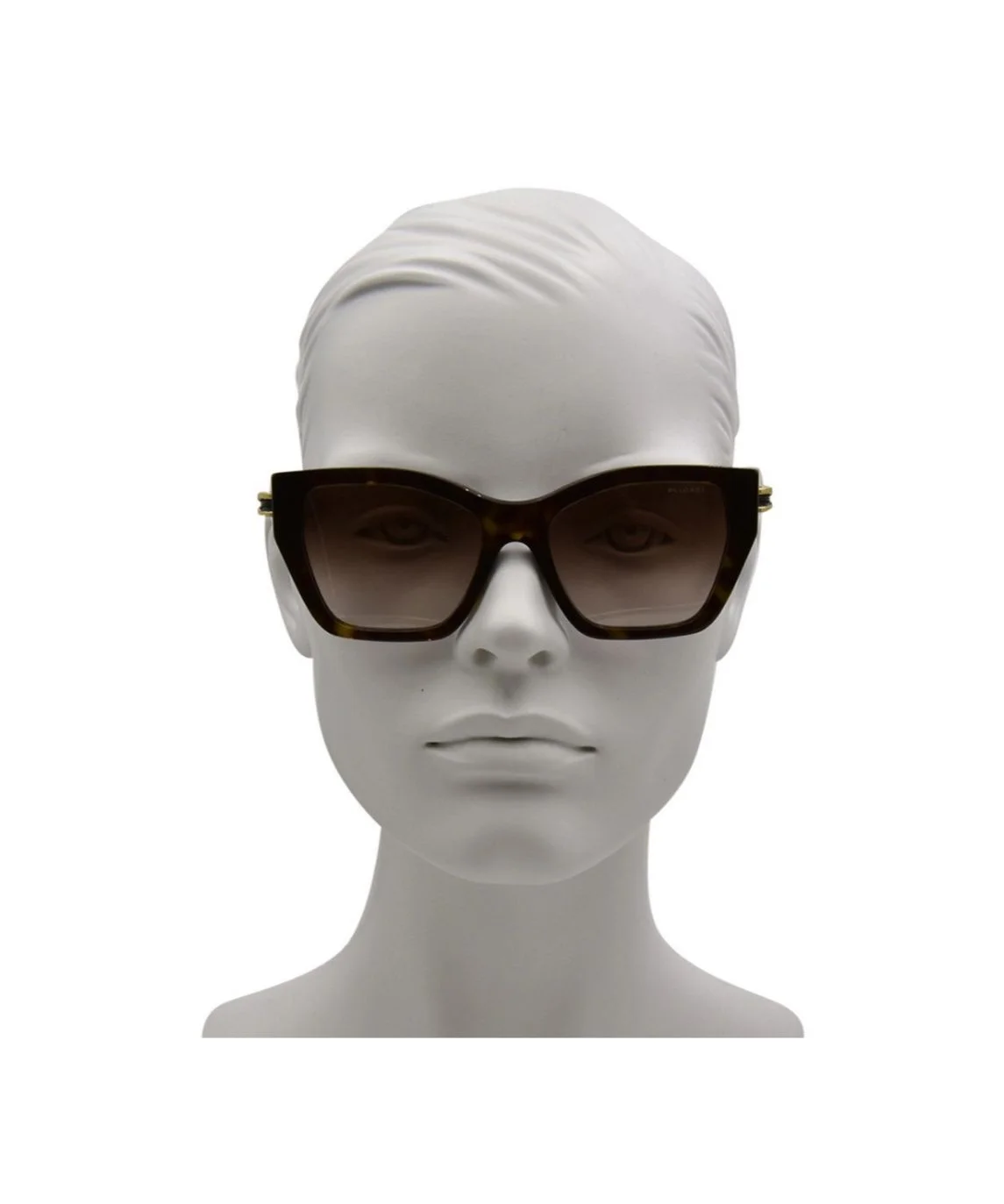 Bvlgari B.Zero1 BV40097I 01B Sunglasses Women's Shiny Black/Grey Gradient 54mm - Image 12