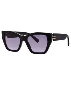 Bvlgari B.Zero1 BV40097I 01B Sunglasses Women's Shiny Black/Grey Gradient 54mm