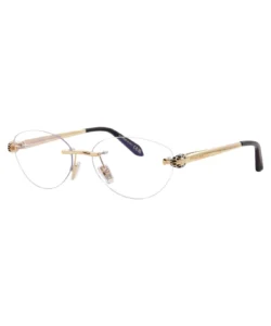 Bvlgari Serpenti Forever BV50072U 028 Eyeglasses Women's Shiny Rose Rimless 56mm