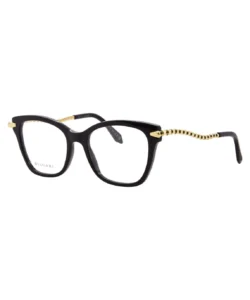 Bvlgari Serpenti Viper BV50071I 001 Eyeglasses Women's Shiny Black 52-18-140