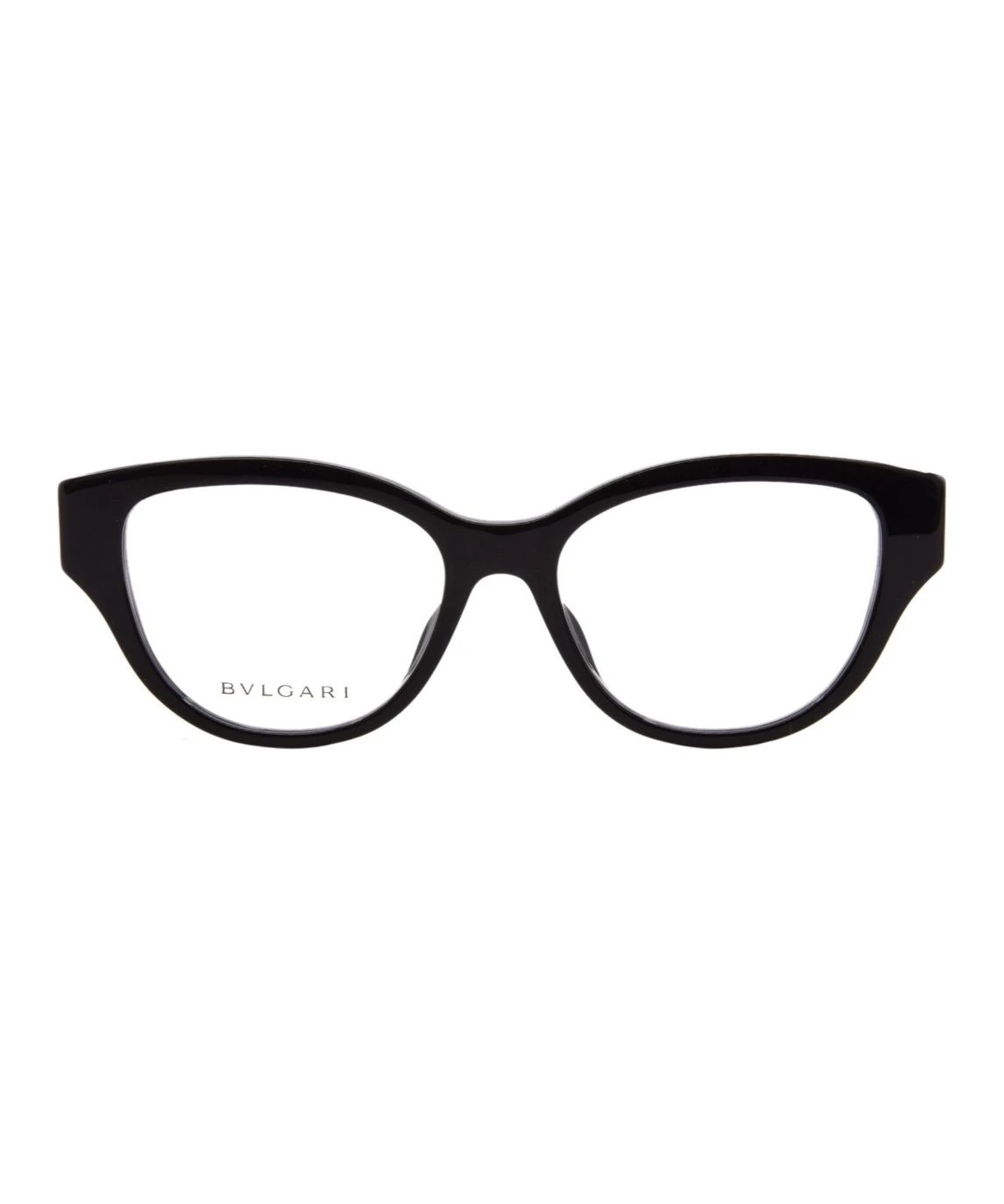 Bvlgari Tubogas BV50075I 001 Eyeglasses Women's Shiny Black Full Rim 52-16-140 - Image 2