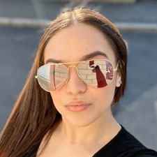 Magenta Solid Mirror