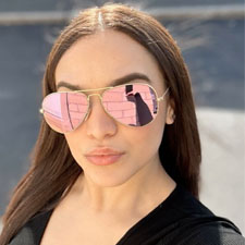 Pink Solid Mirror