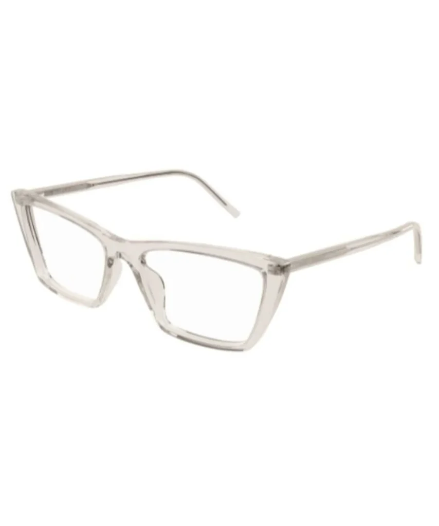 Saint Laurent Mica-Thin-Opt SL 737 004 Eyeglasses Women's Beige Full Rim 54mm