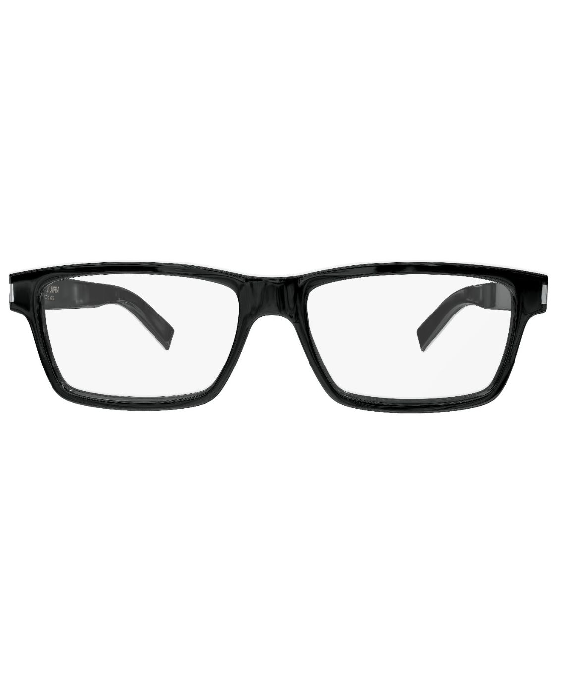 Saint Laurent SL 622 001 Eyeglasses Men's Black/Crystal Full Rim 56-16-145 - Image 4