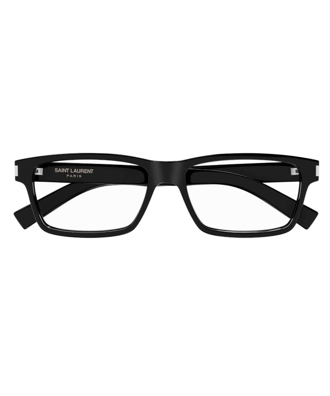 Saint Laurent SL 622 001 Eyeglasses Men's Black/Crystal Full Rim 56-16-145 - Image 2