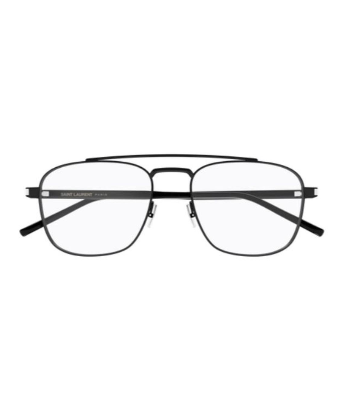 Saint Laurent SL 665 001 Eyeglasses Men's Black/Crystal Full Rim 56-18-145 - Image 3