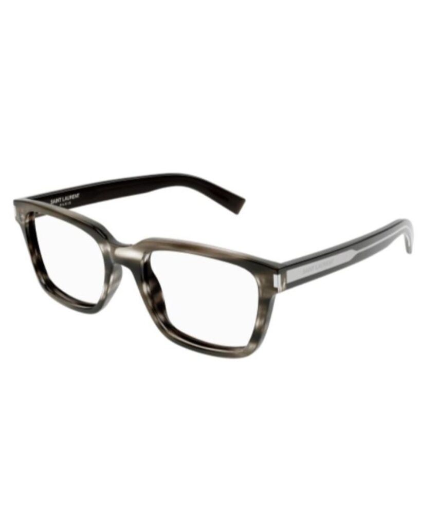 Saint Laurent SL 667 001 Eyeglasses Women's Black Full Rim Cat Eye 56-16-140