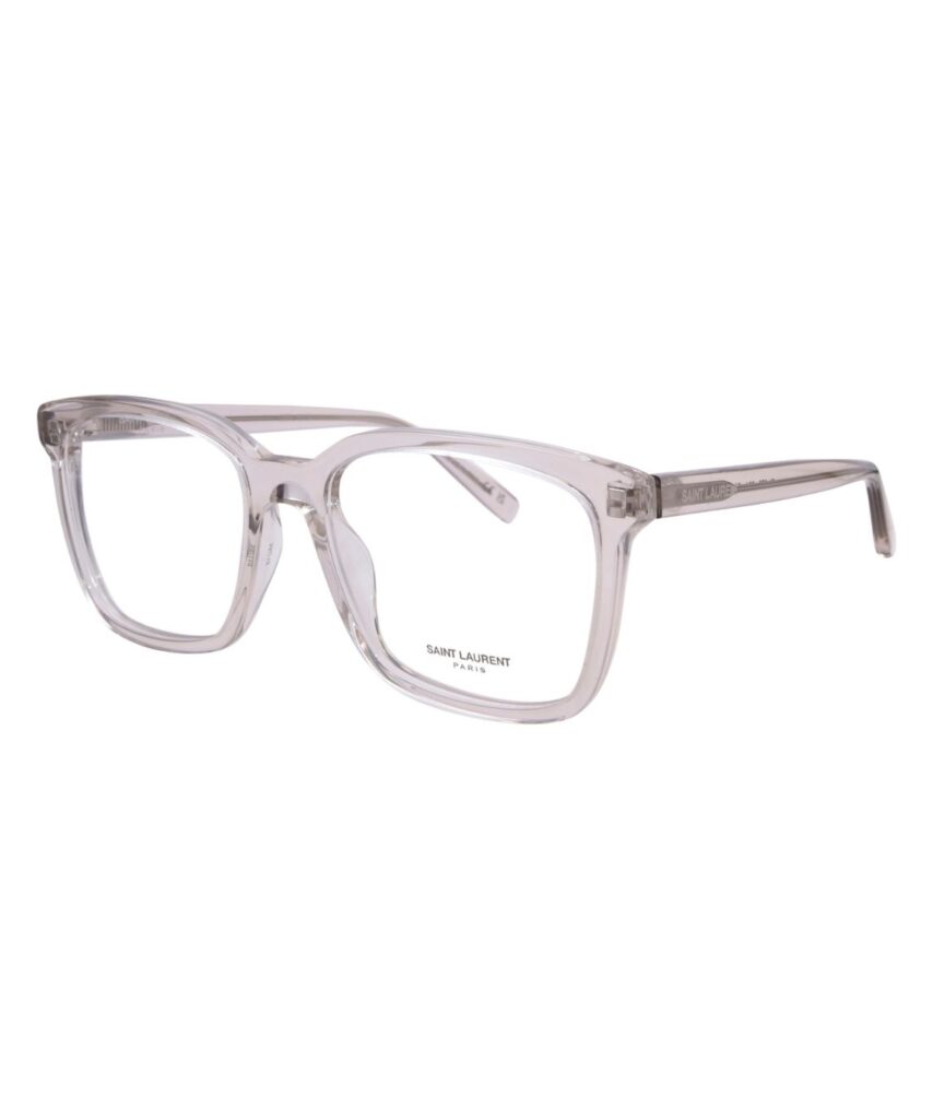 Saint Laurent SL-672 004 Eyeglasses Men's Beige Full Rim 55-18-145