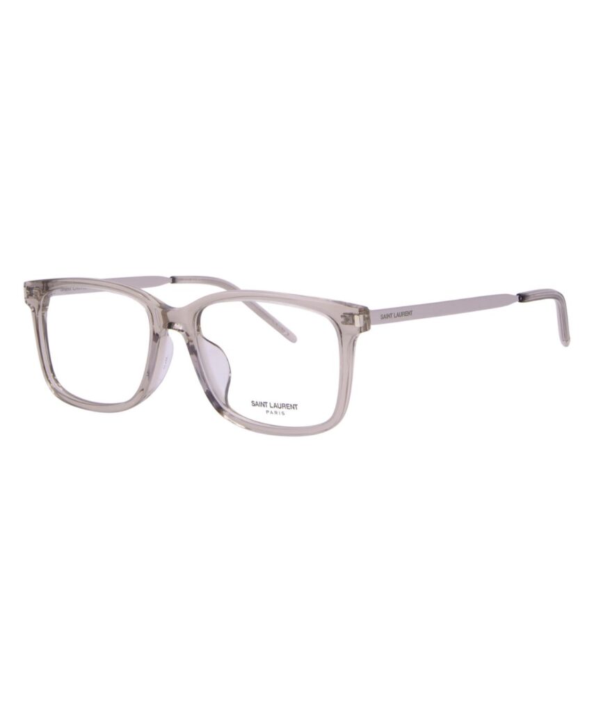 Saint Laurent SL-684/F 003 Eyeglasses Beige/Silver Full Rim 55-17-145