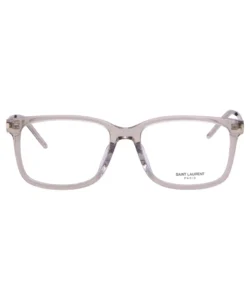 Saint Laurent SL-684/F 003 Eyeglasses Beige/Silver Full Rim 55-17-145