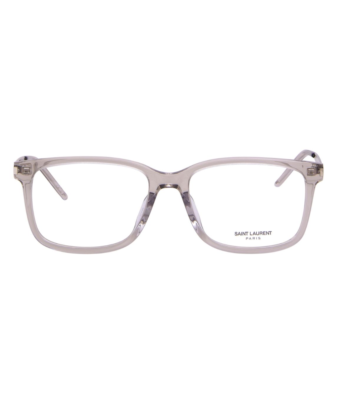 Saint Laurent SL-684/F 003 Eyeglasses Beige/Silver Full Rim 55-17-145 - Image 4