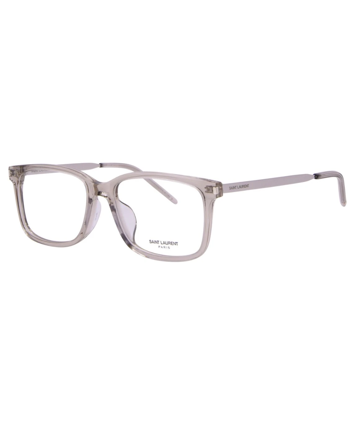 Saint Laurent SL-684/F 003 Eyeglasses Beige/Silver Full Rim 55-17-145 - Image 2