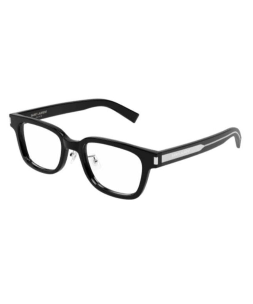 Saint Laurent SL 723/J 004 Eyeglasses Men's Black Full Rim 54-18-145