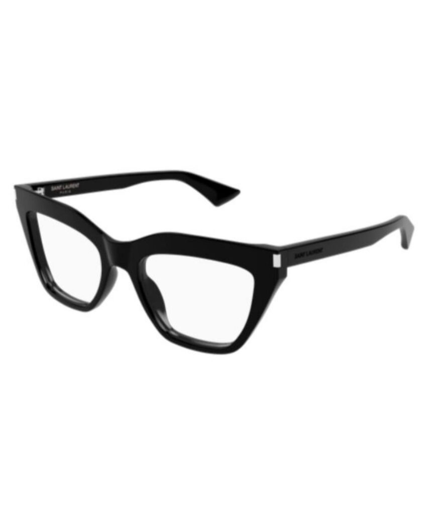 Saint Laurent SL 760 001 Eyeglasses Women's Black Full Rim Cat Eye 54-19-145