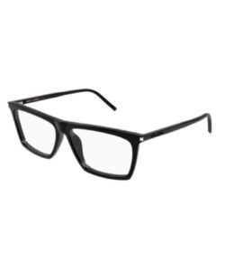 Saint Laurent SL 803 005 Eyeglasses Men's Black Full Rim Square Shape 59-15-150