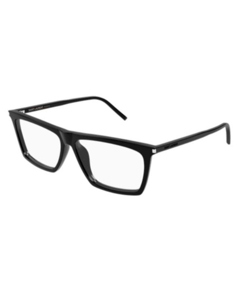 Saint Laurent SL 803 005 Eyeglasses Men's Black Full Rim Square Shape 59-15-150