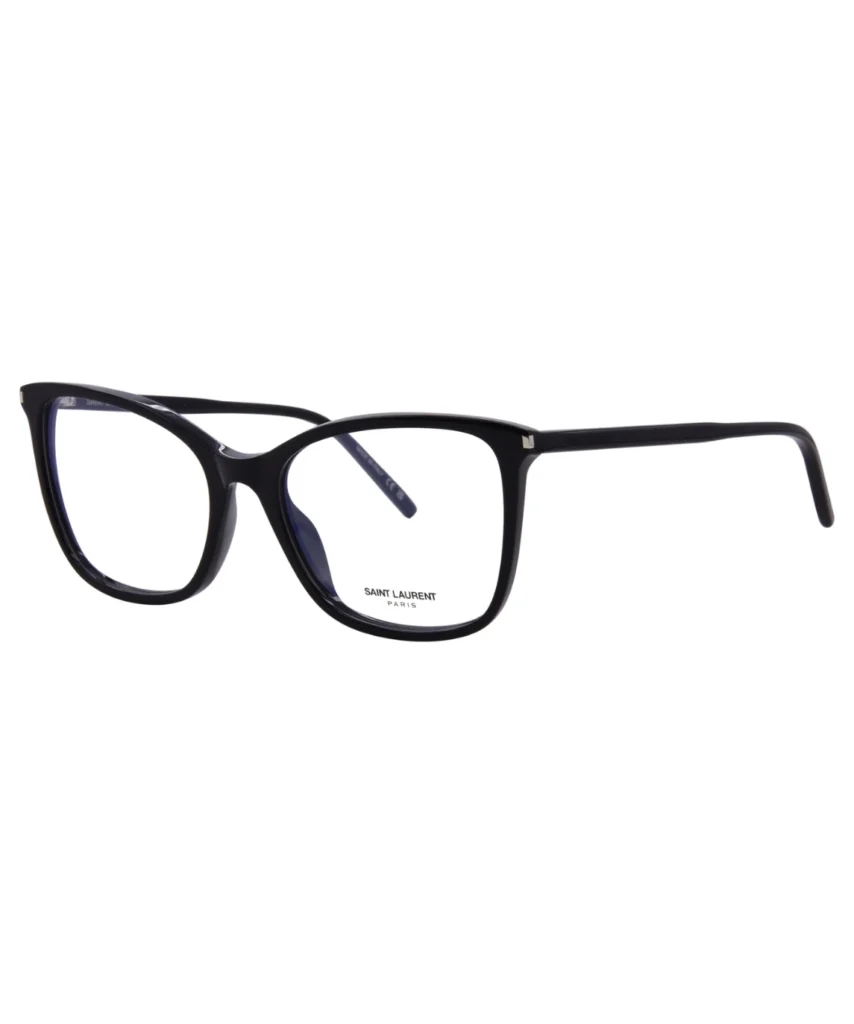 Saint Laurent SL 835 001 Eyeglasses Women's Black Full Rim Cat Eye 55-18-145