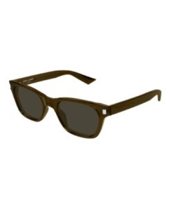 Saint Laurent SL 874 004 Sunglasses Men's Brown/Grey Rectangle Shape 52-20-145