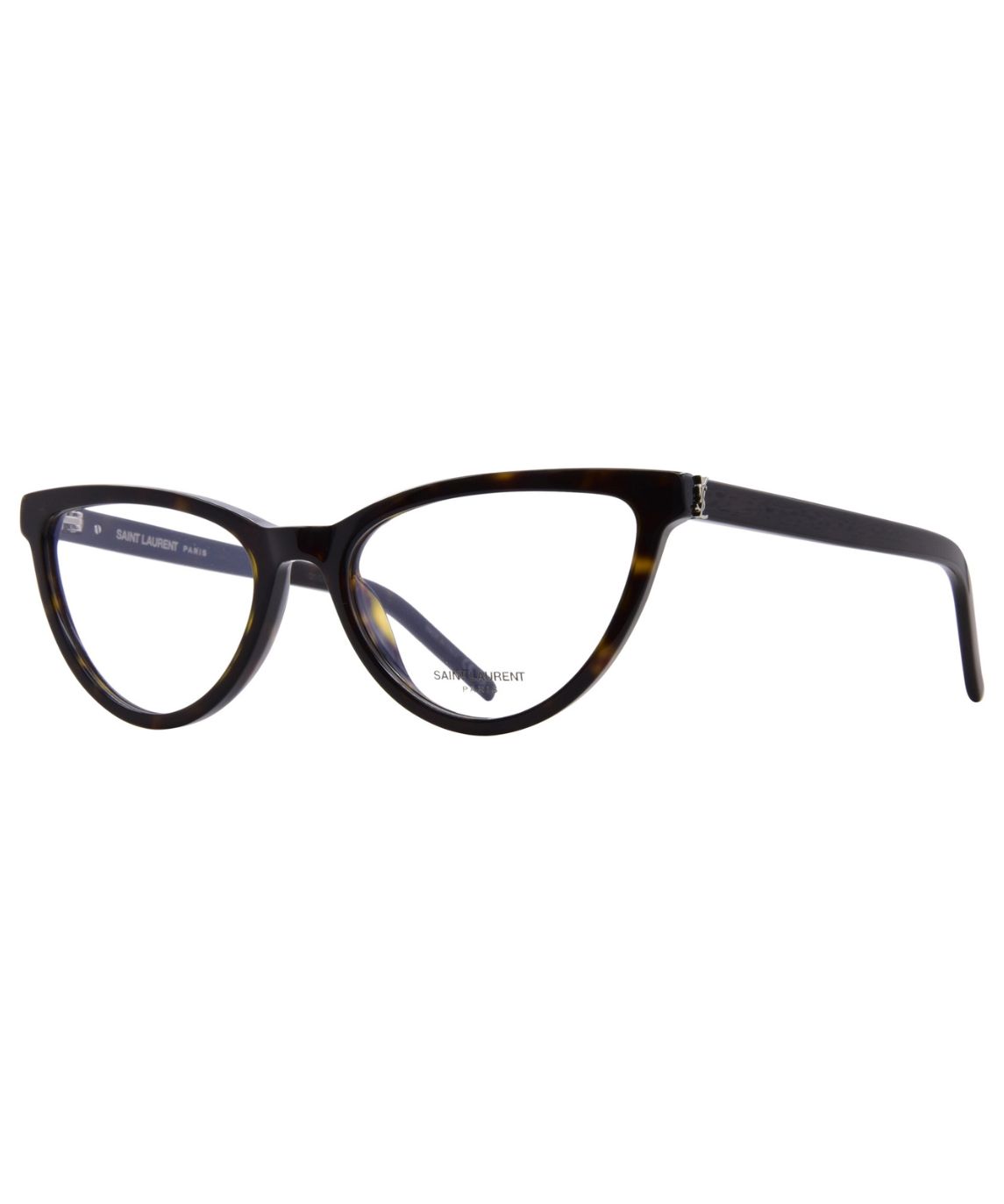 Saint Laurent SL M138 001 Eyeglasses Women's Black Full Rim Cat Eye 55-18-145 - Image 2
