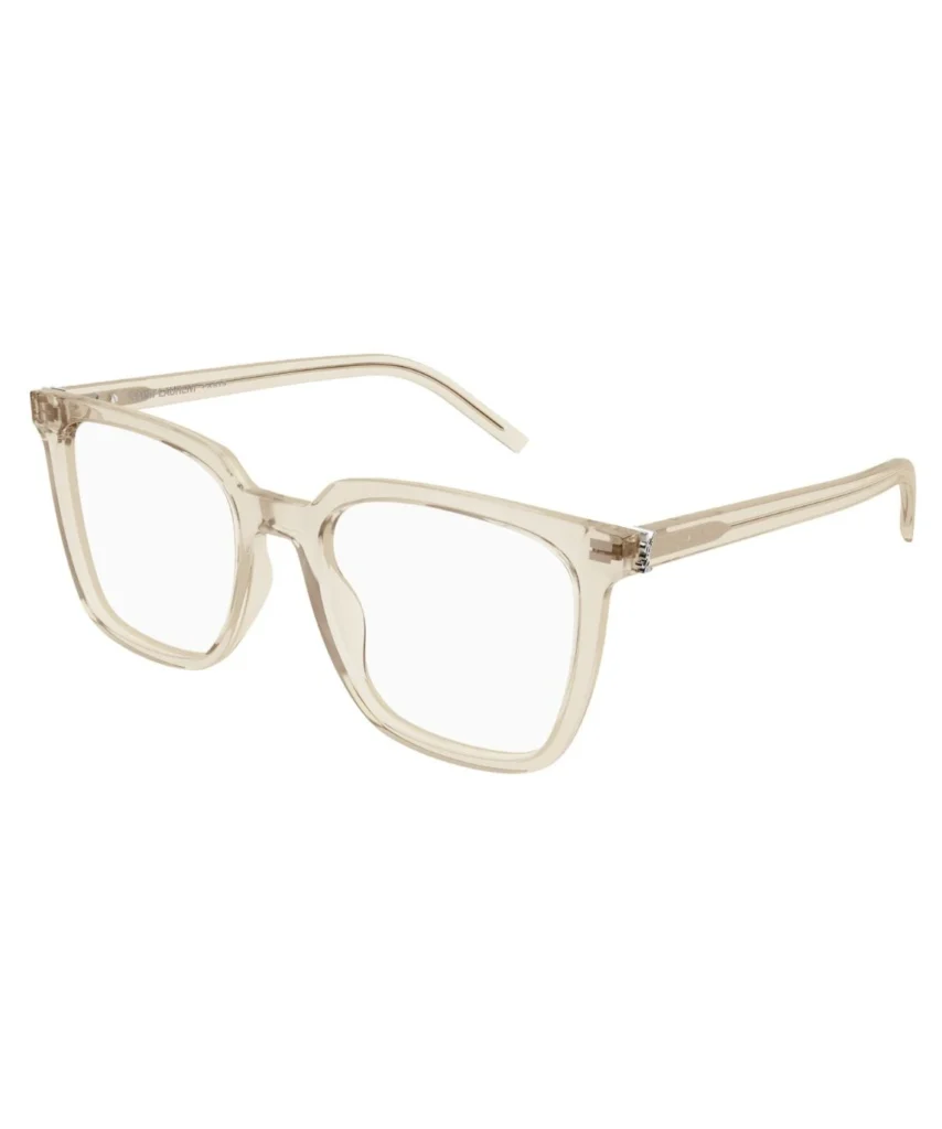 Saint Laurent SL M146 004 Eyeglasses Women's Beige Full Rim 54-19-145