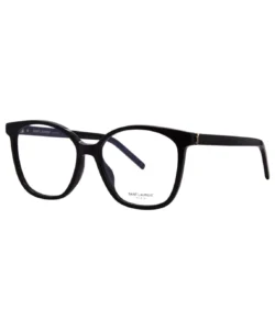 Saint Laurent SL M162 004 Eyeglasses Women's Beige Transparent Full Rim 55mm