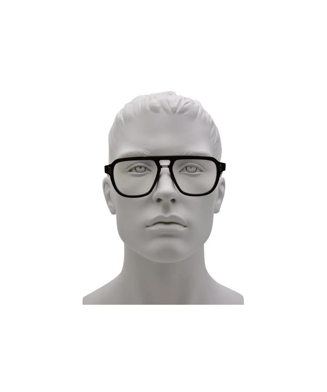 Akoni Argo AKS-538A Eyeglasses Black/Shiny Palladium Full Rim Pilot 55-17-145 - Image 10