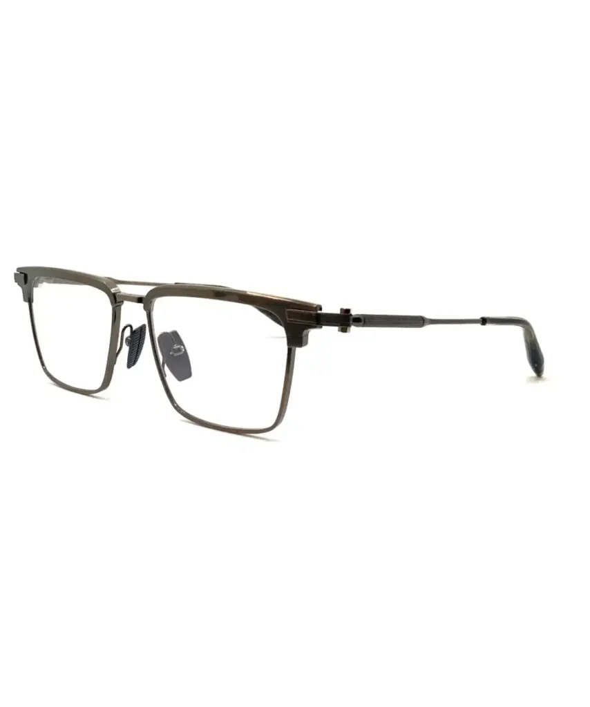 Akoni Genesis AKX-302A Titanium Eyeglasses White/Gold/Tortoise Full Rim 53mm
