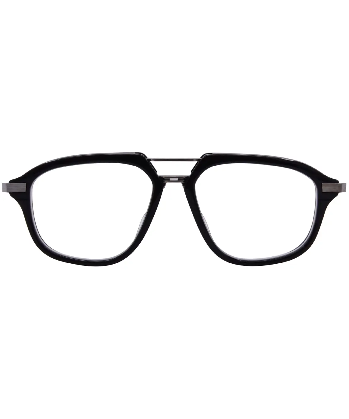 Akoni Iras AKX-524A Titanium Eyeglasses Brushed Black/Palladium Full Rim 56mm - Image 2