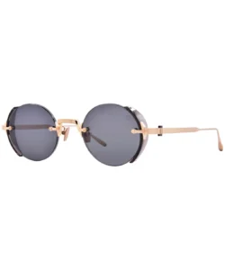 Akoni Jupiter AKS-519A Sunglasses Titanium Gold/Black/Dark Grey 46-22-145