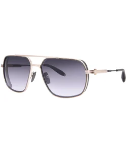 Akoni Pathfinder AKS-503B Sunglasses Men's Black/Palladium/Green Gradient 59mm