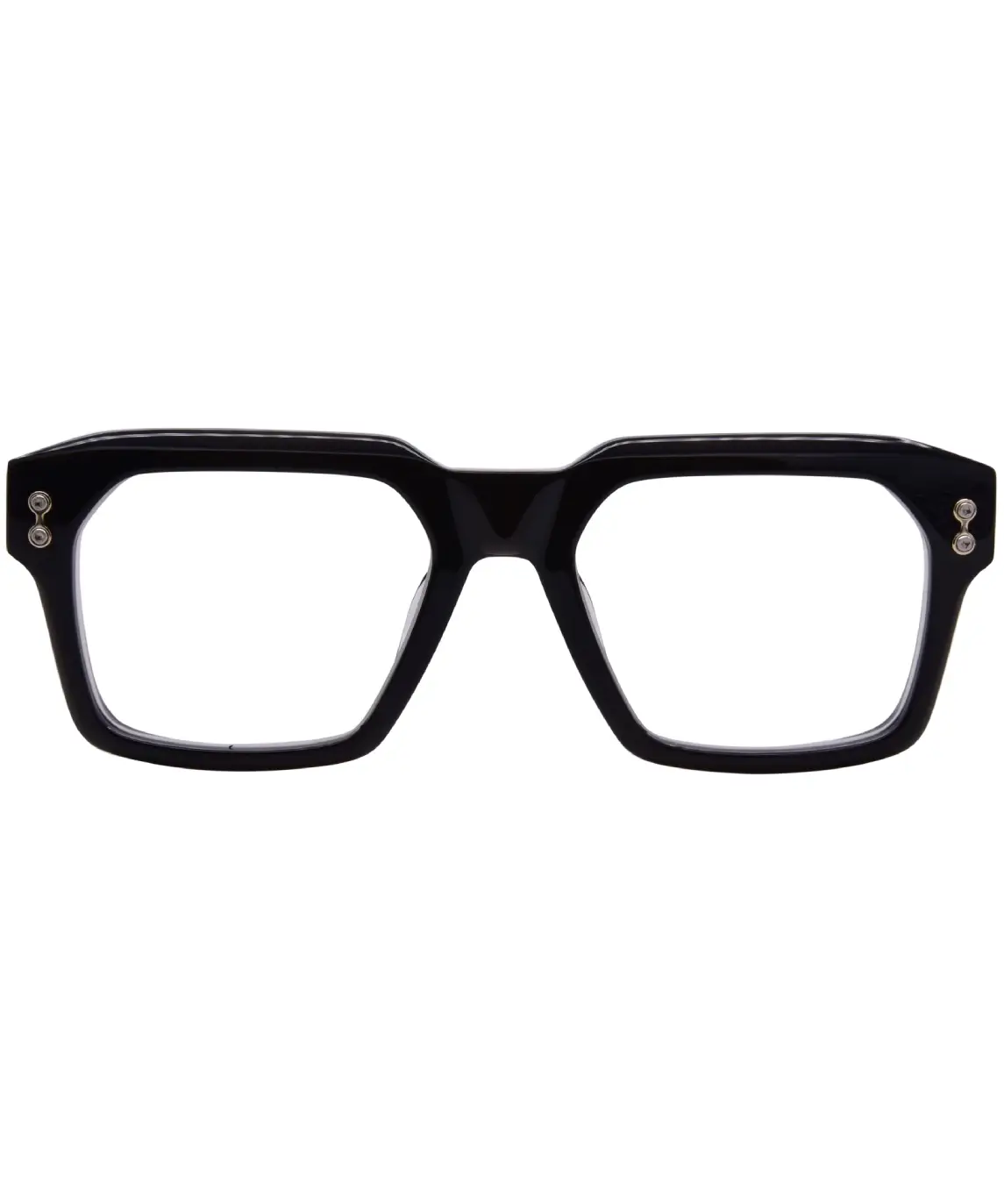Akoni Pegasus AKX-528A Eyeglasses Black/Gold Full Rim Square Shape 54-20-150 - Image 2