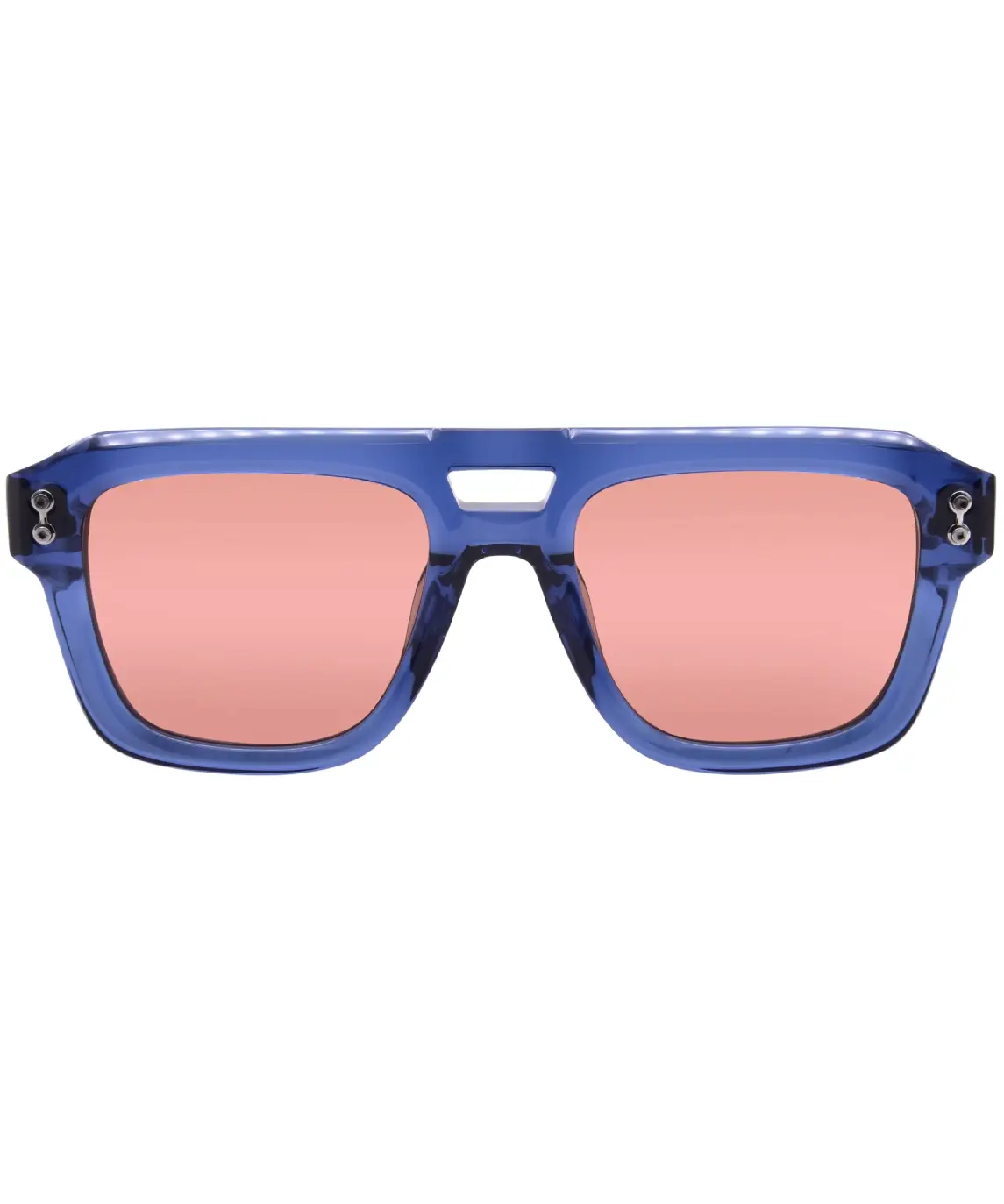 Akoni Perseus AKS-531C Sunglasses Men's Blue/Brown Square Shape 54-21-145 - Image 2