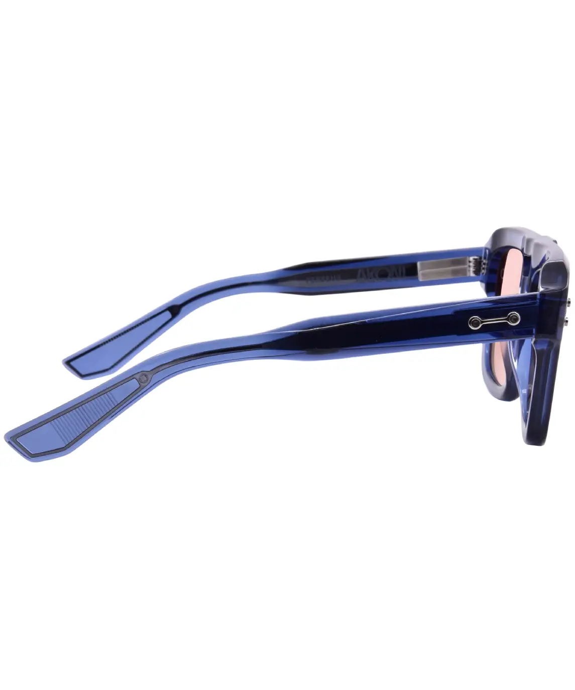 Akoni Perseus AKS-531C Sunglasses Men's Blue/Brown Square Shape 54-21-145 - Image 3