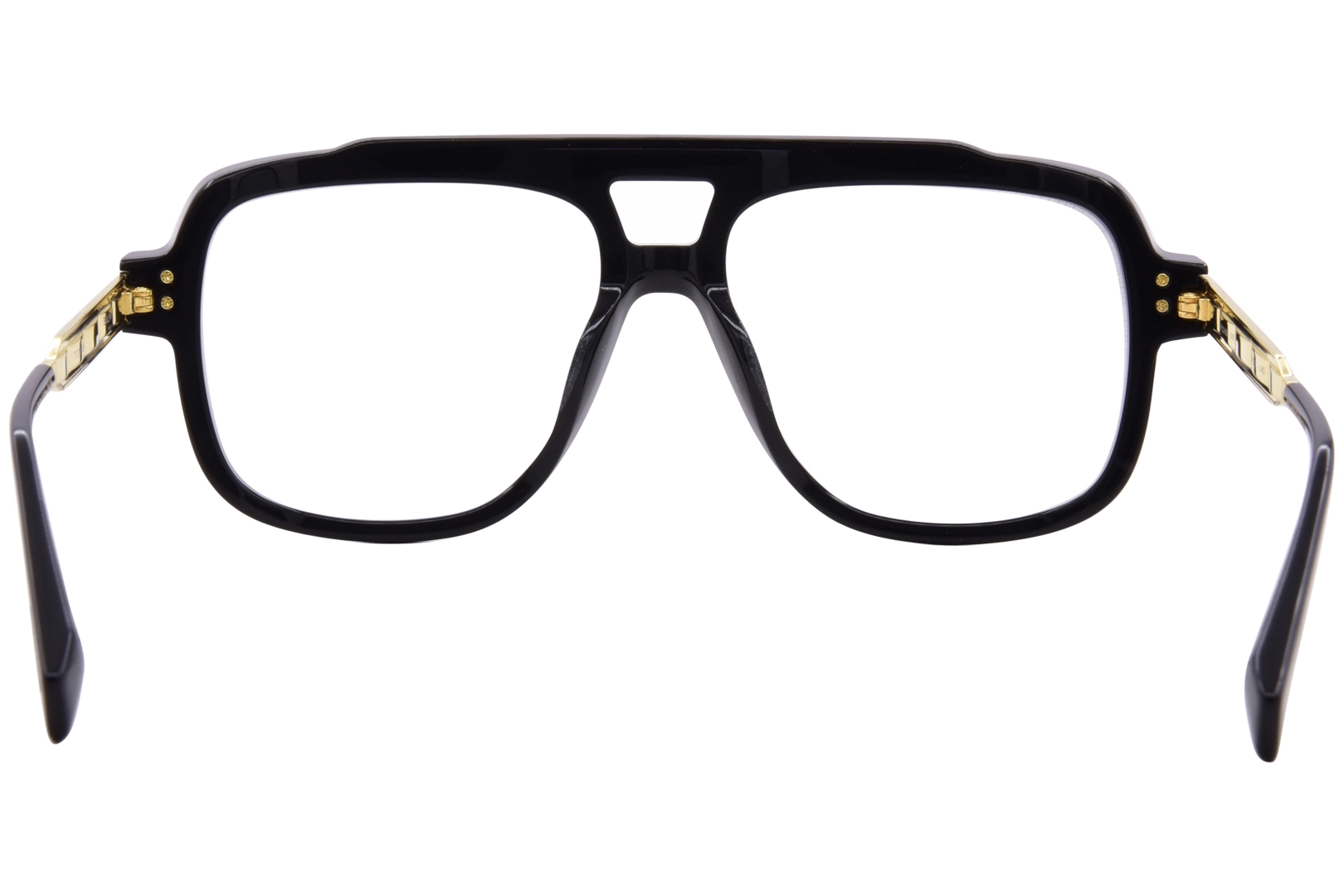 Balmain Francoise-III BPX-197A Eyeglasses Black/Gold Full Rim 57-14-145 - Image 2