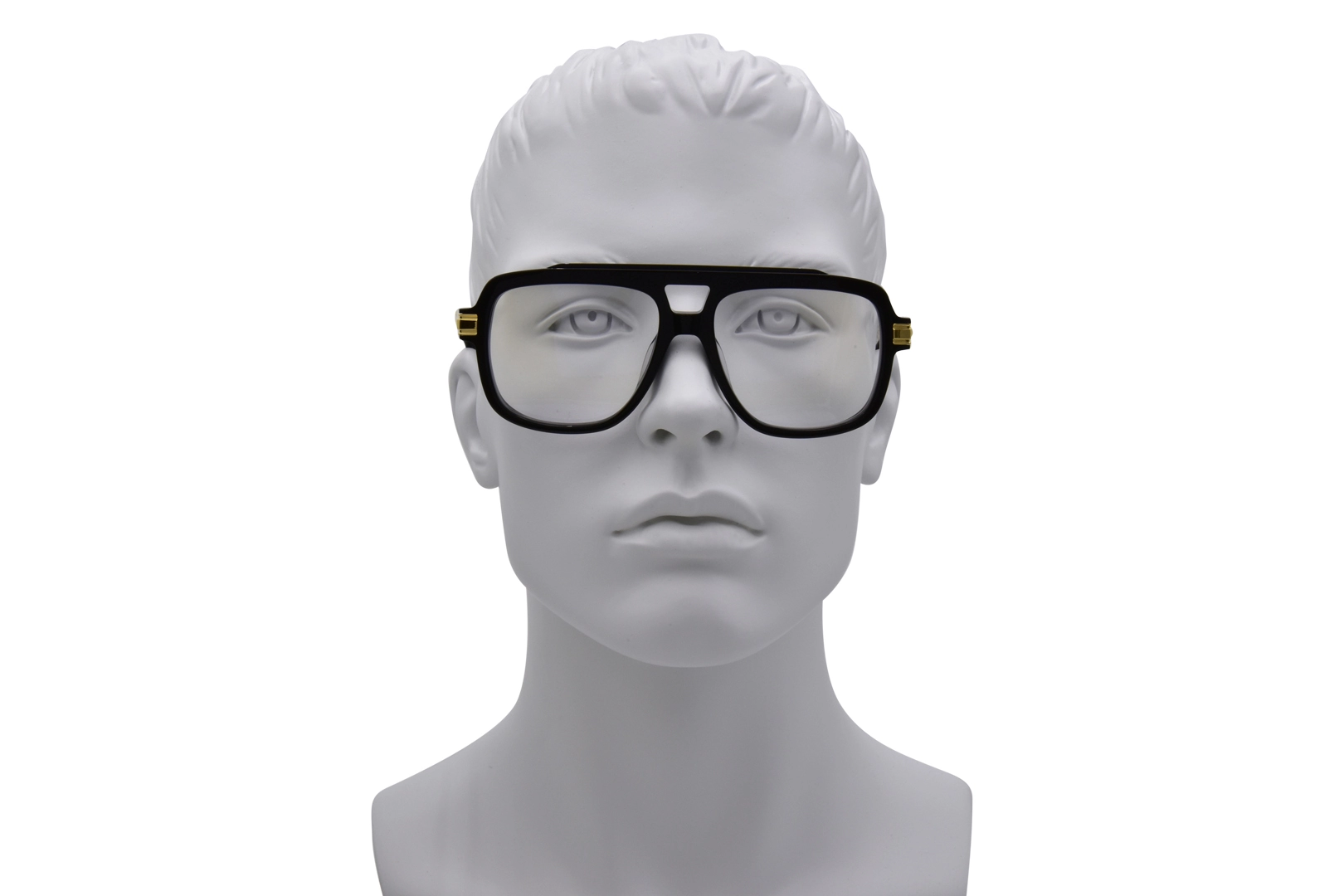 Balmain Francoise-III BPX-197A Eyeglasses Black/Gold Full Rim 57-14-145 - Image 6
