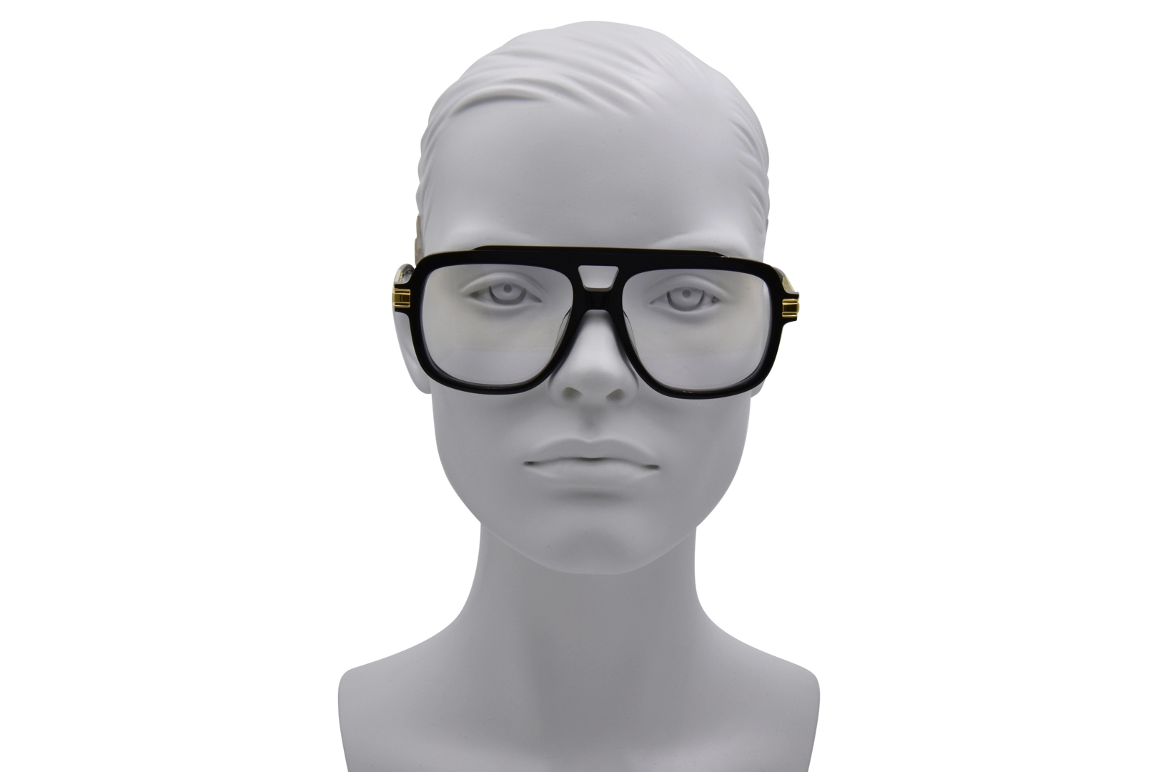 Balmain Francoise-III BPX-197A Eyeglasses Black/Gold Full Rim 57-14-145 - Image 5