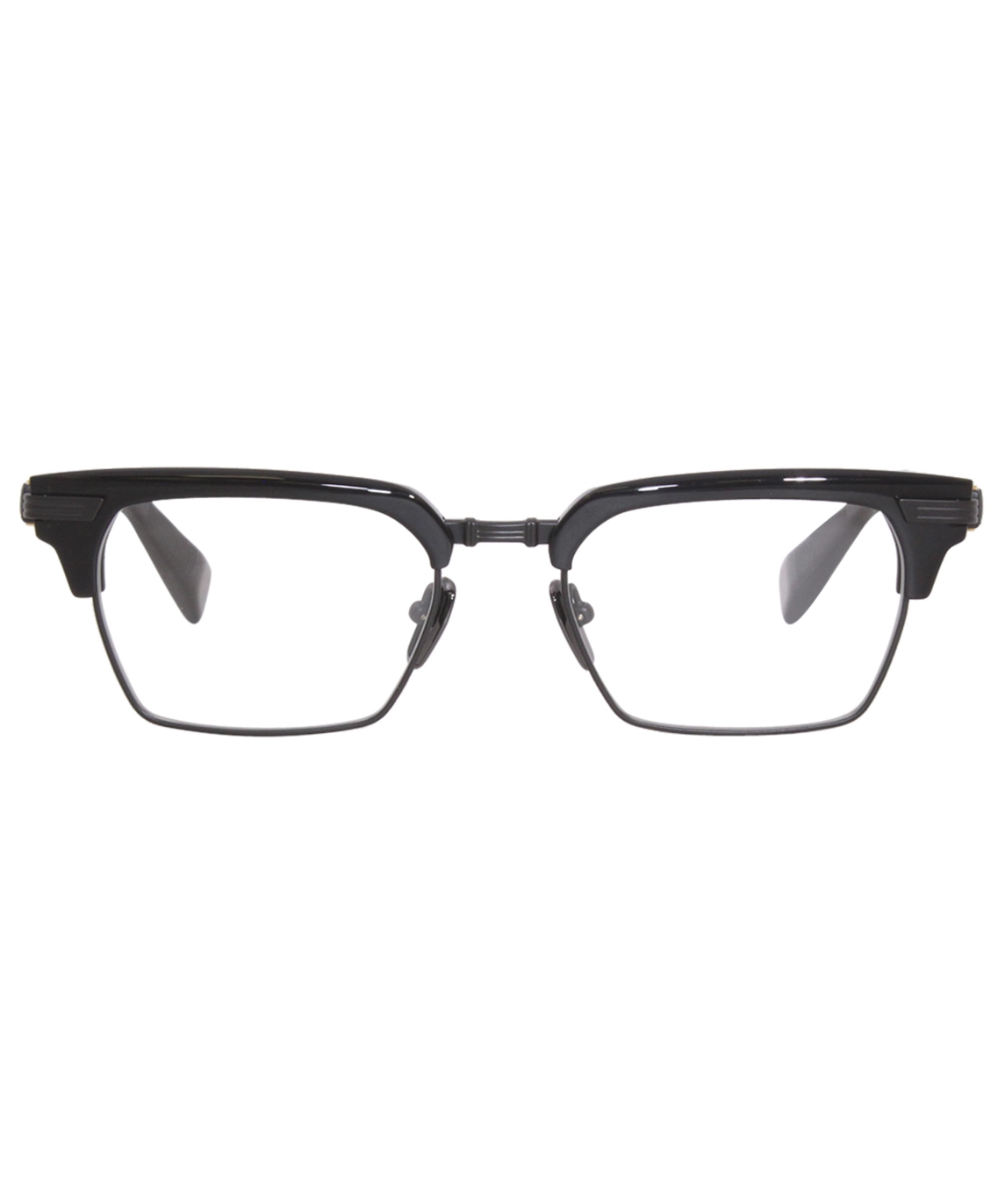 Balmain Legion-II BPX-113C Titanium Eyeglasses Black/Black Full Rim 52mm - Image 2