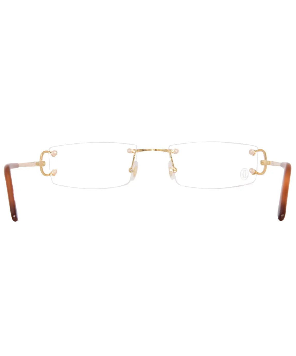 Cartier Core-Range CT0092O Eyeglasses Rimless Rectangle Shape - Image 4