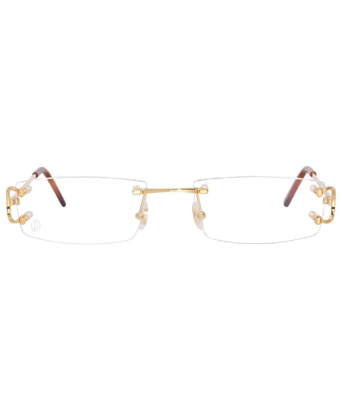 Cartier Core-Range CT0092O Eyeglasses Rimless Rectangle Shape - Image 2