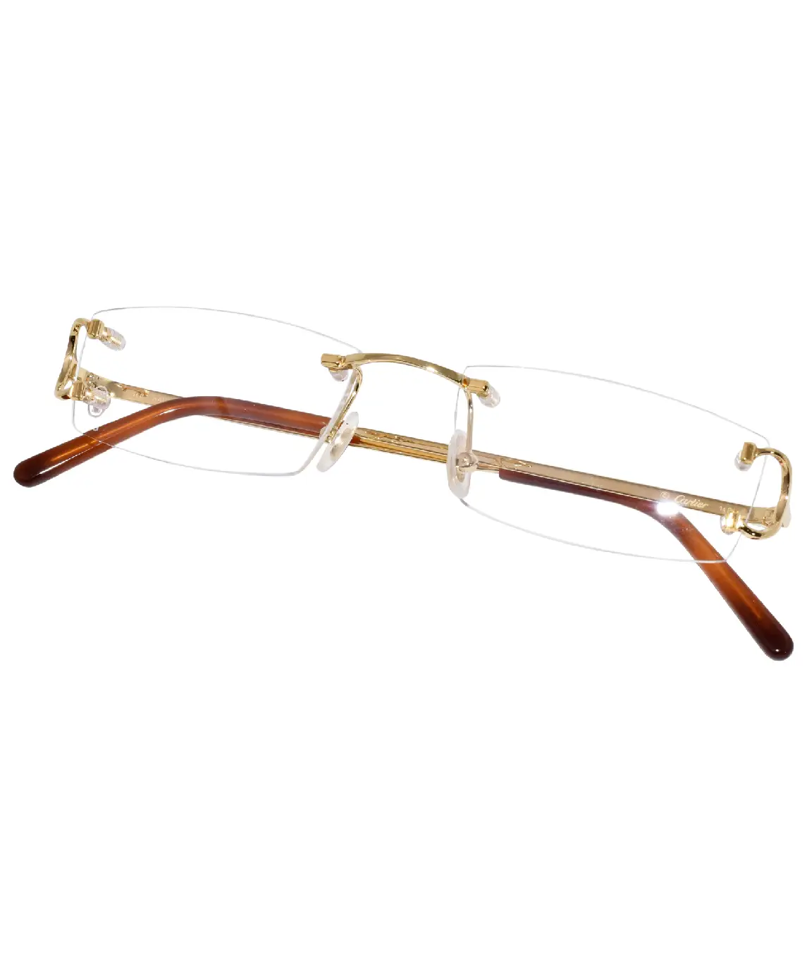Cartier Core-Range CT0092O Eyeglasses Rimless Rectangle Shape - Image 5