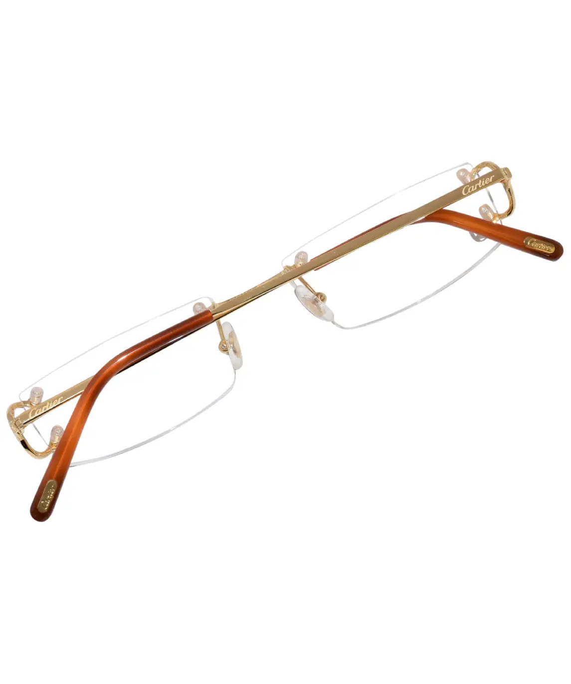 Cartier Core-Range CT0092O Eyeglasses Rimless Rectangle Shape - Image 6
