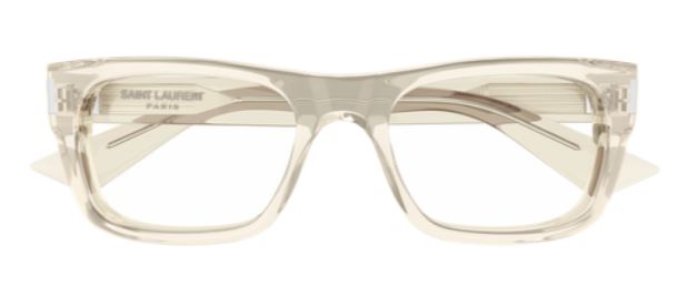 Saint Laurent SL 83 001 Eyeglasses Men's Black Full Rim 53-19-145 - Image 2