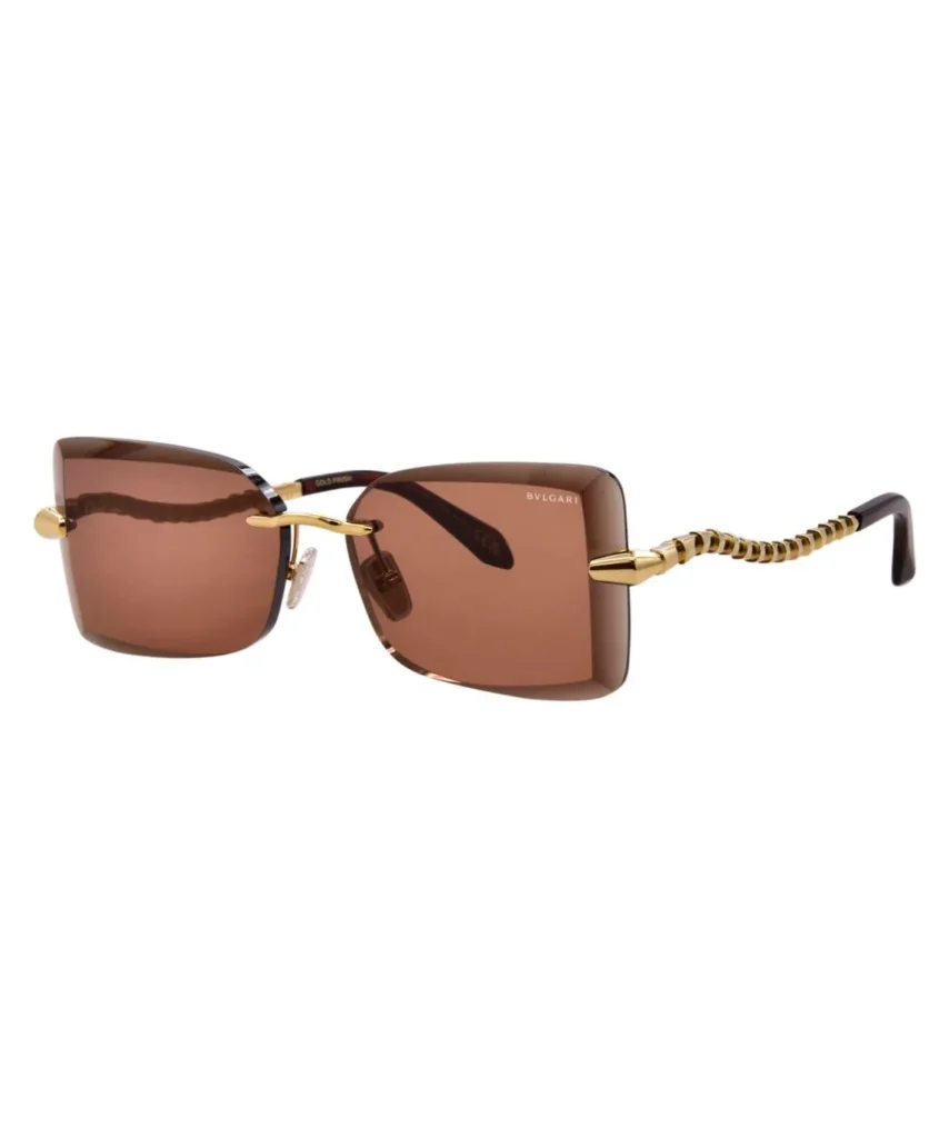 Bvlgari Serpenti Viper BV40094U 30E Sunglasses Women's Gold/Brwn Facet 59-14-145