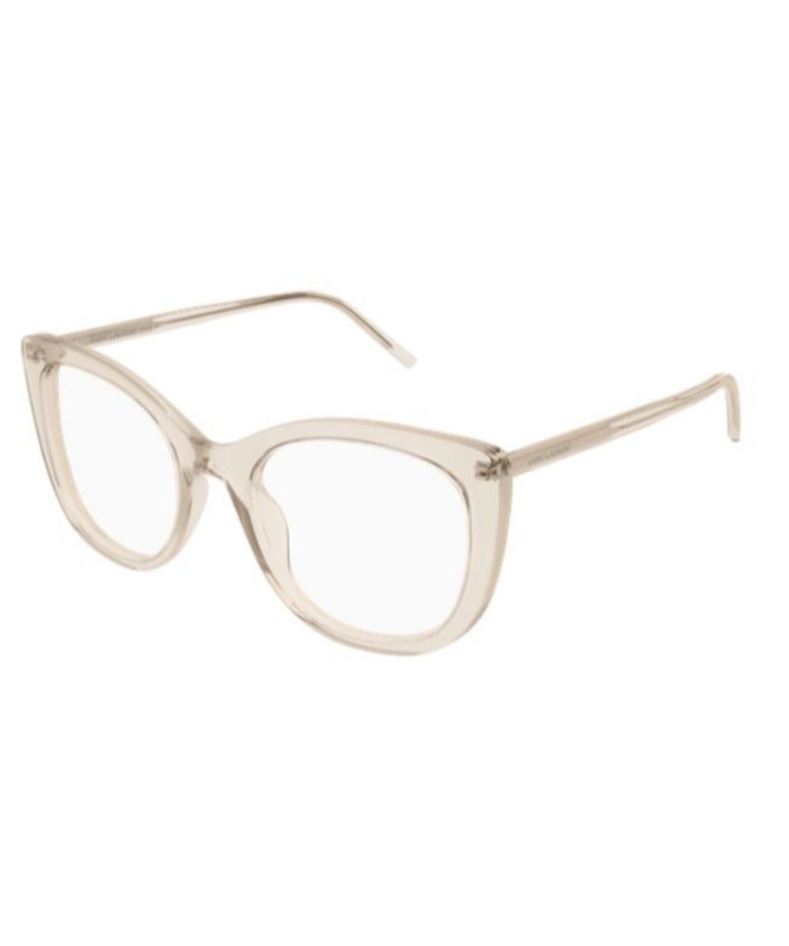 Saint Laurent SL 778 004 Eyeglasses Women's Beige Full Rim Cat Eye 55-21-145 - Image 2