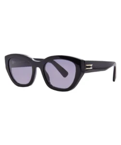 Bvlgari B.Zero1 BV40061I 01B Sunglasses Women's Shiny Black/Grey Gradient 54mm