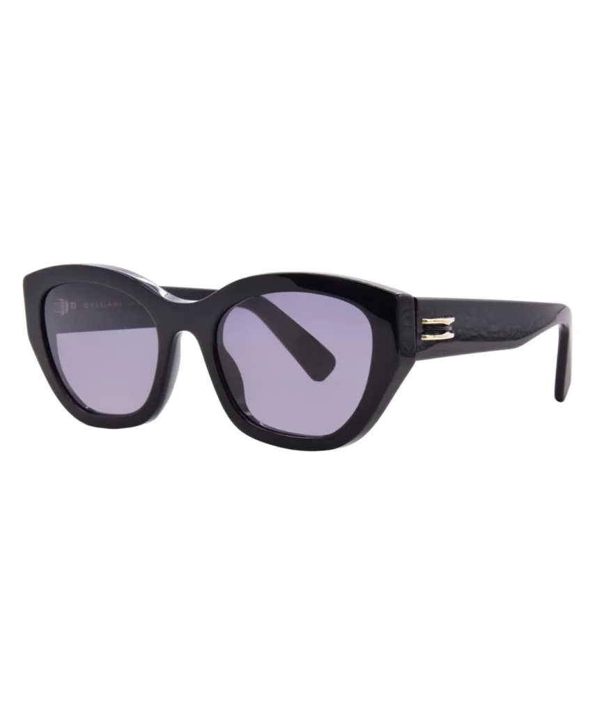 Bvlgari B.Zero1 BV40061I 01B Sunglasses Women's Shiny Black/Grey Gradient 54mm