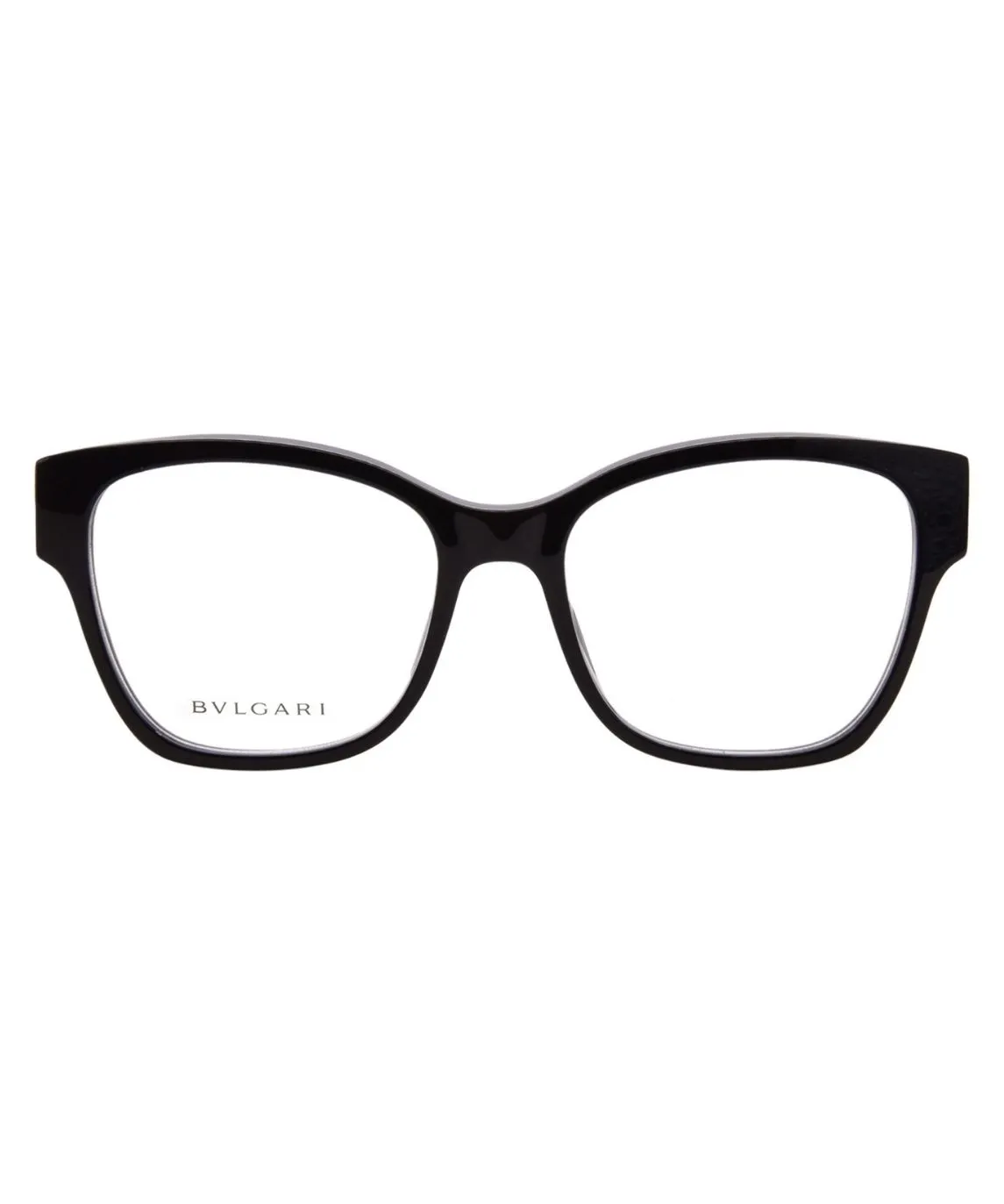 Bvlgari BV50077I 001 Eyeglasses Women's Shiny Black Full Rim 53-18-145 - Image 2